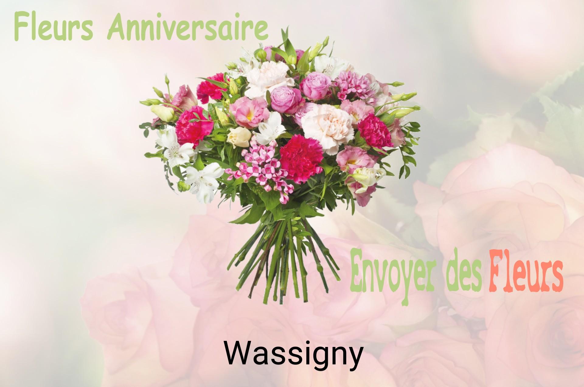 Bouquet de fleurs d’anniversaire livré à Wassigny
